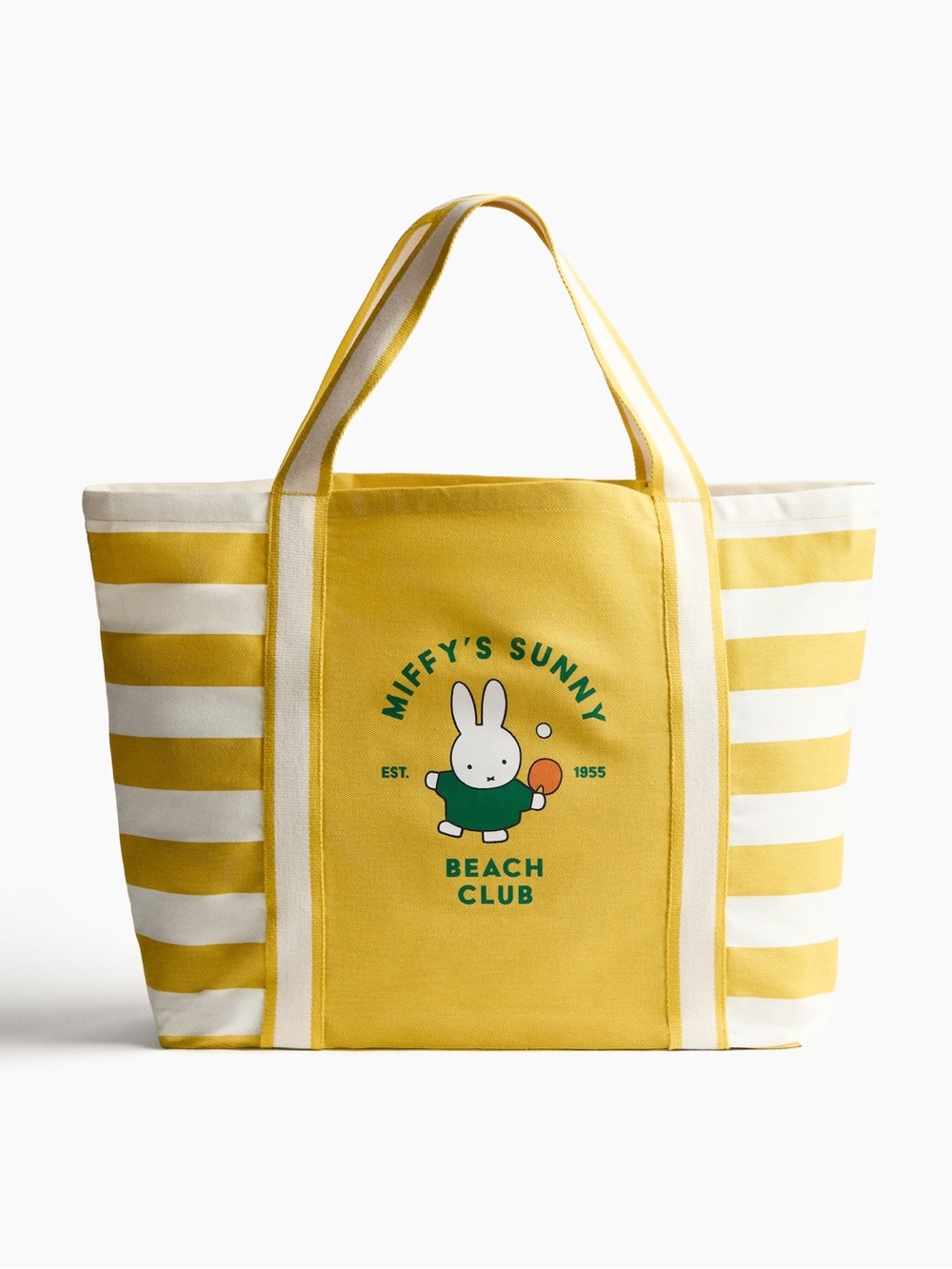 Miffy Beach tote bag MIFFY’s Sunny Beach Club Yellow TOTE